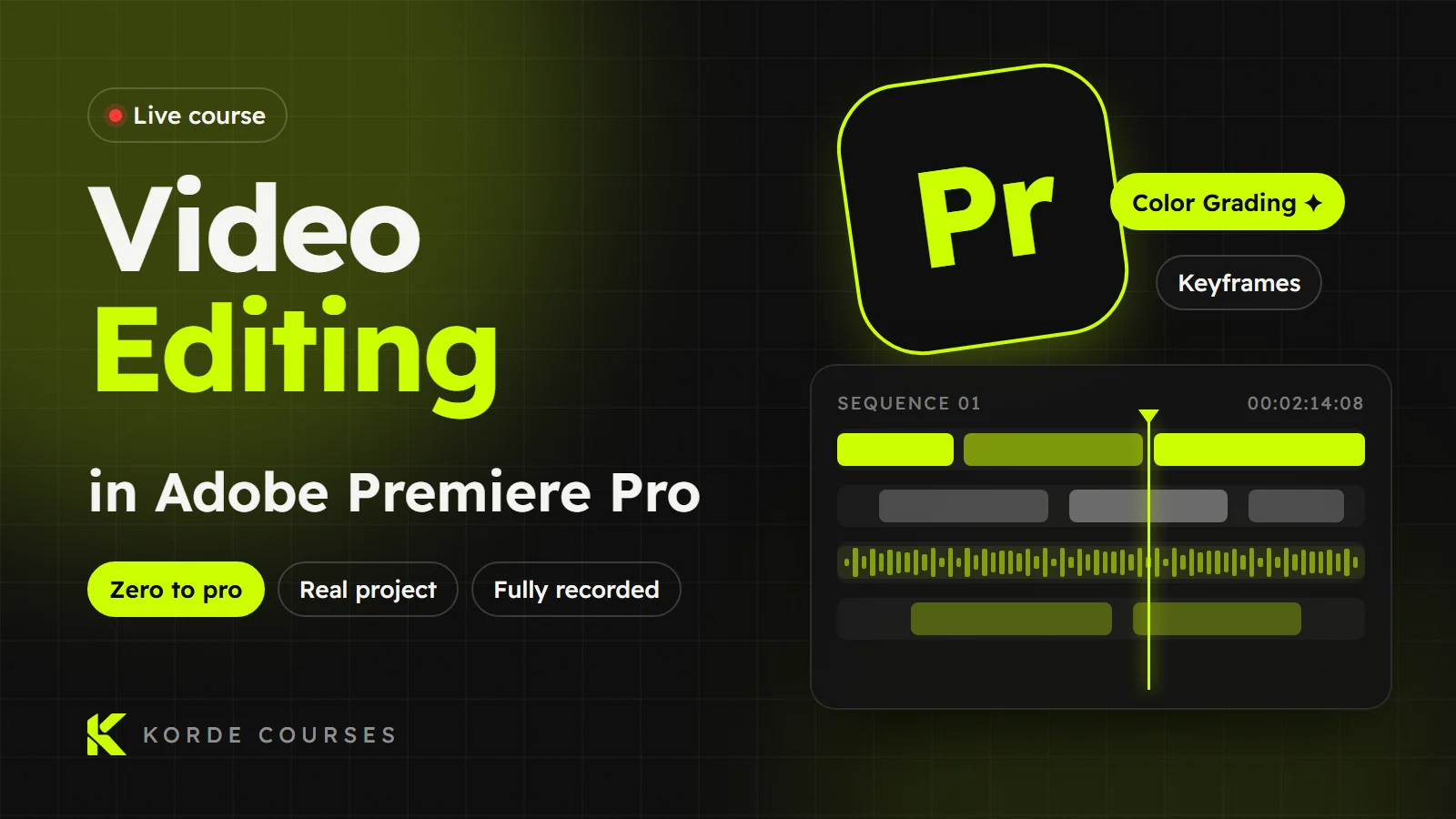 Premiere Pro Video Editing Course
